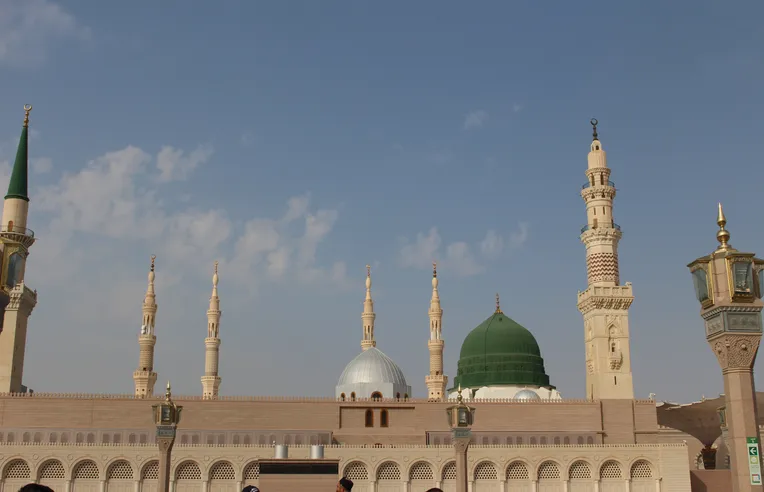 The Green Dome of Masjid an-Nabawi, Madinah